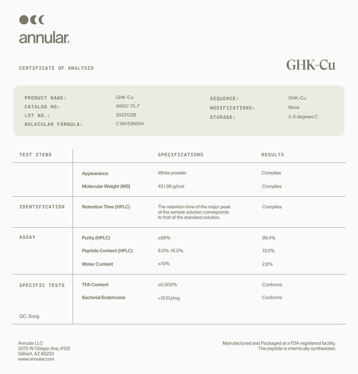 GHK-Cu-COA
